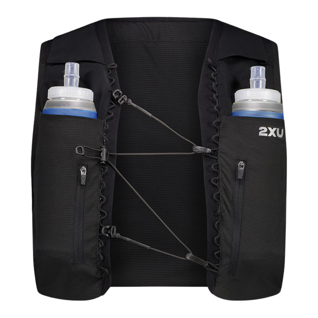 2XU - Run Hydration Vest - Black/Silver Reflective - Image 3
