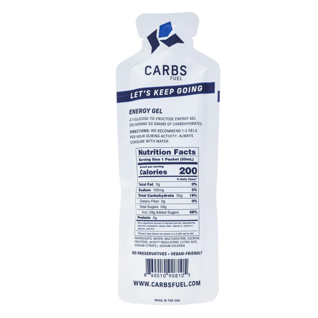 Carbs Fuel - Energy Gel - Original - Image 3