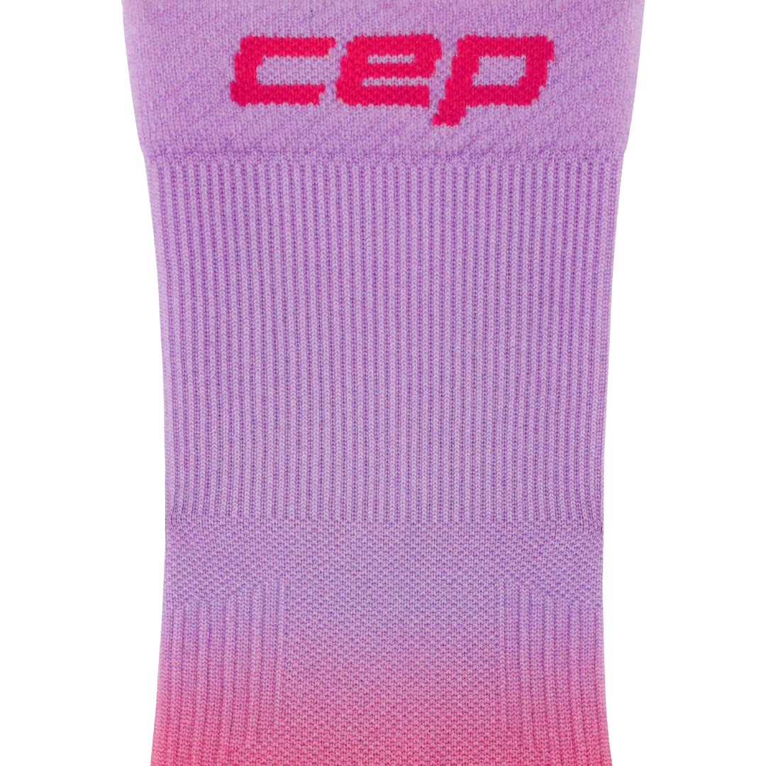 CEP - Men's Gradient Core Run Edt Mid Cut - Pink/Lilac Fade - Image 5