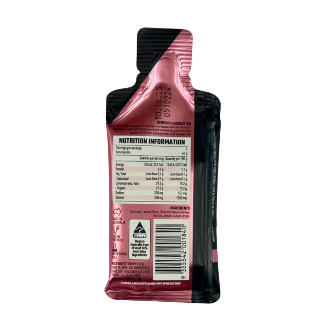 Fixx Nutrition - Gel X Pro - Raspberry Fizz - Image 4