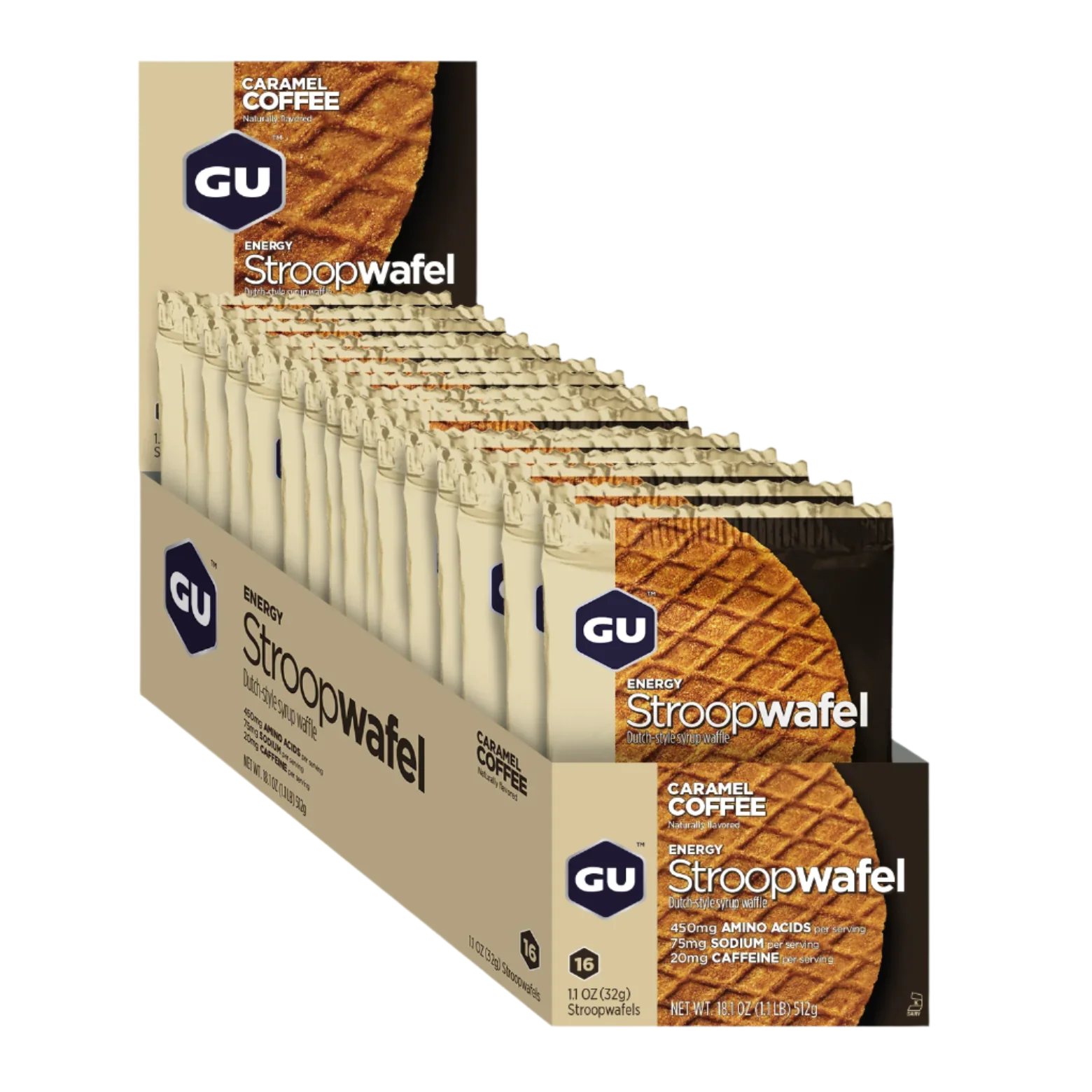 GU Energy - Stroopwafel - Caramel Coffee (with caffeine) - Image 3