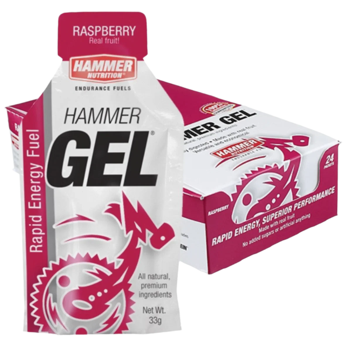 Hammer Nutrition - Energy Gels - Raspberry - Image 3