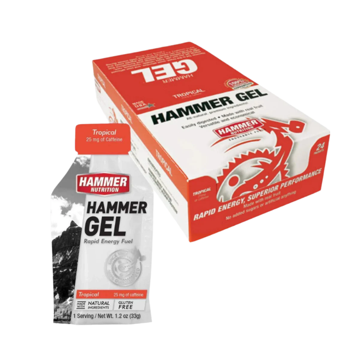 Hammer Nutrition - Energy Gels - Tropical (with caffeine) - Image 3