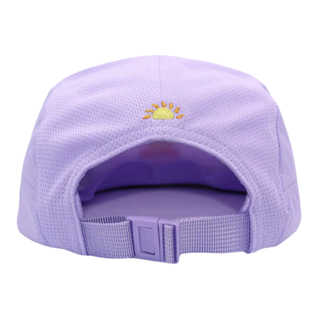 Helios - Ultralight 7 Panel Soft Brim Running Cap - Lavender - Image 3