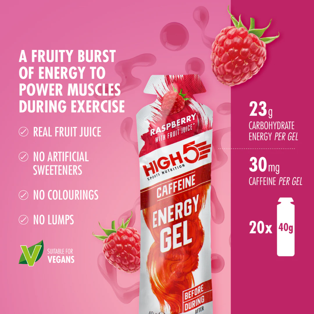 High5 - Energy Gel - Raspberry (with caffeine) - Image 5