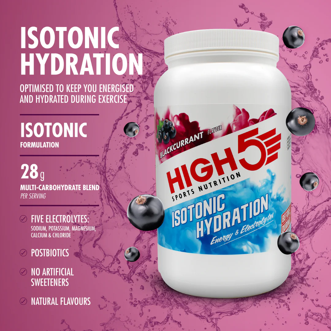 High5 - Isotonic Hydration Tub - Blackcurrant (1.23kg) - Image 4