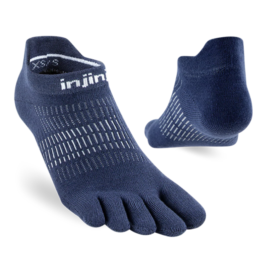 Injinji - Women's Run Lightweight No-Show - Navy - Image 2