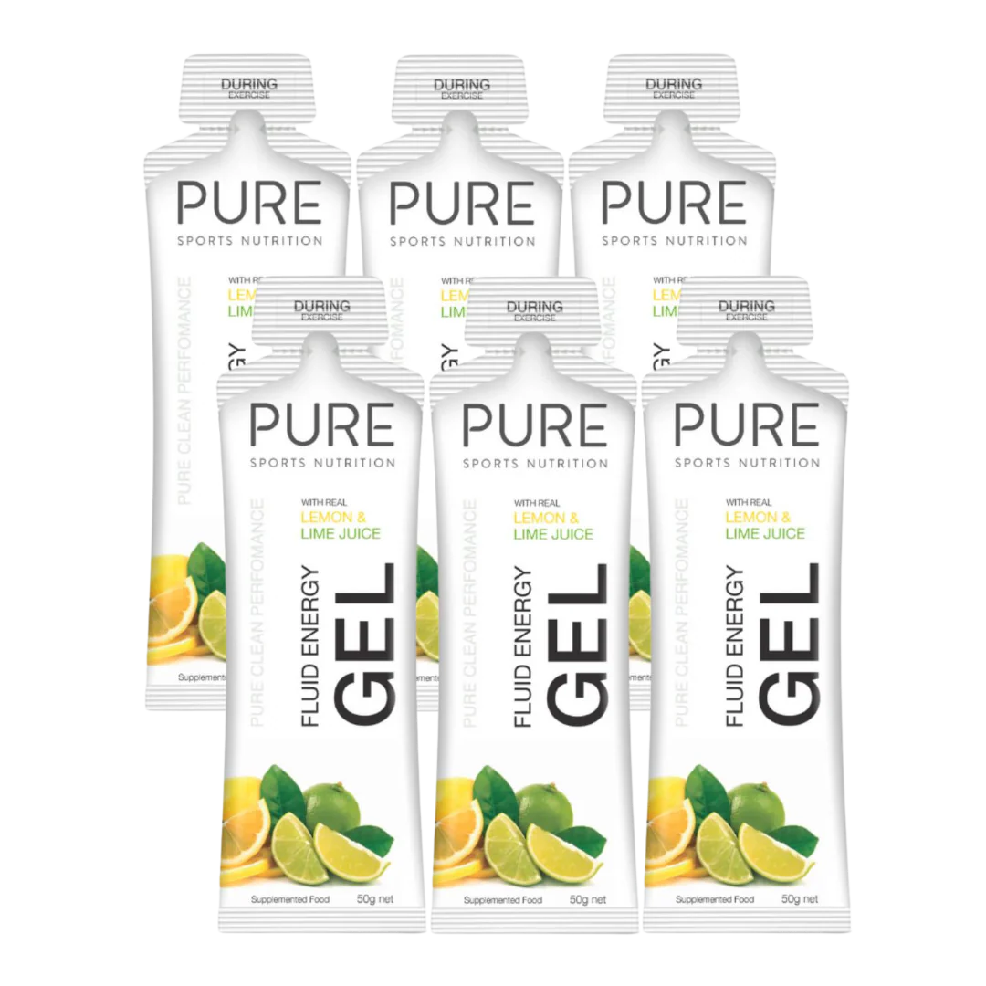 PURE Sports Nutrition - Fluid Energy Gels - Lemon Lime - Image 2
