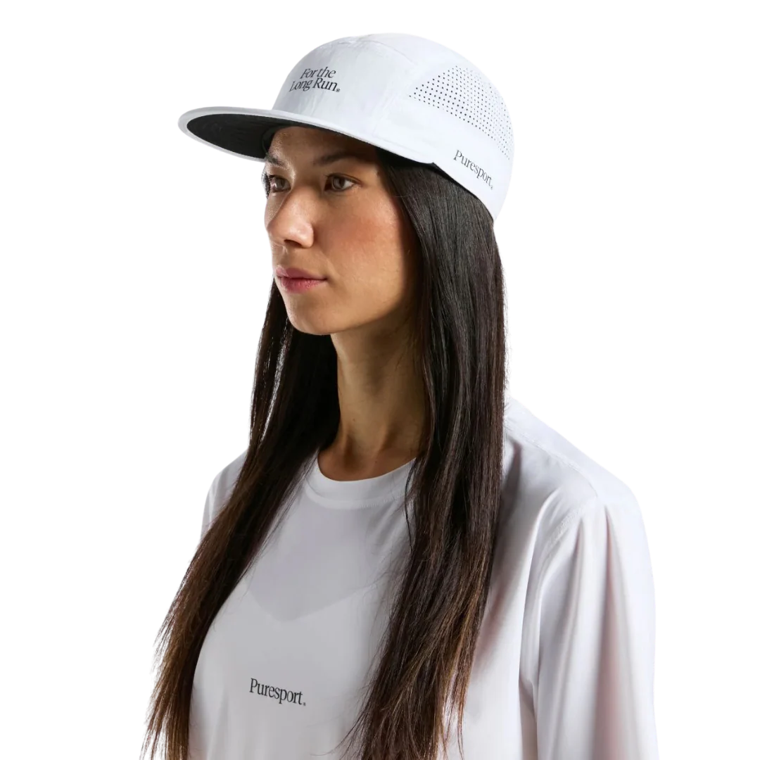 Puresport - For The Long Run Perforated Running Cap - White - Image 5