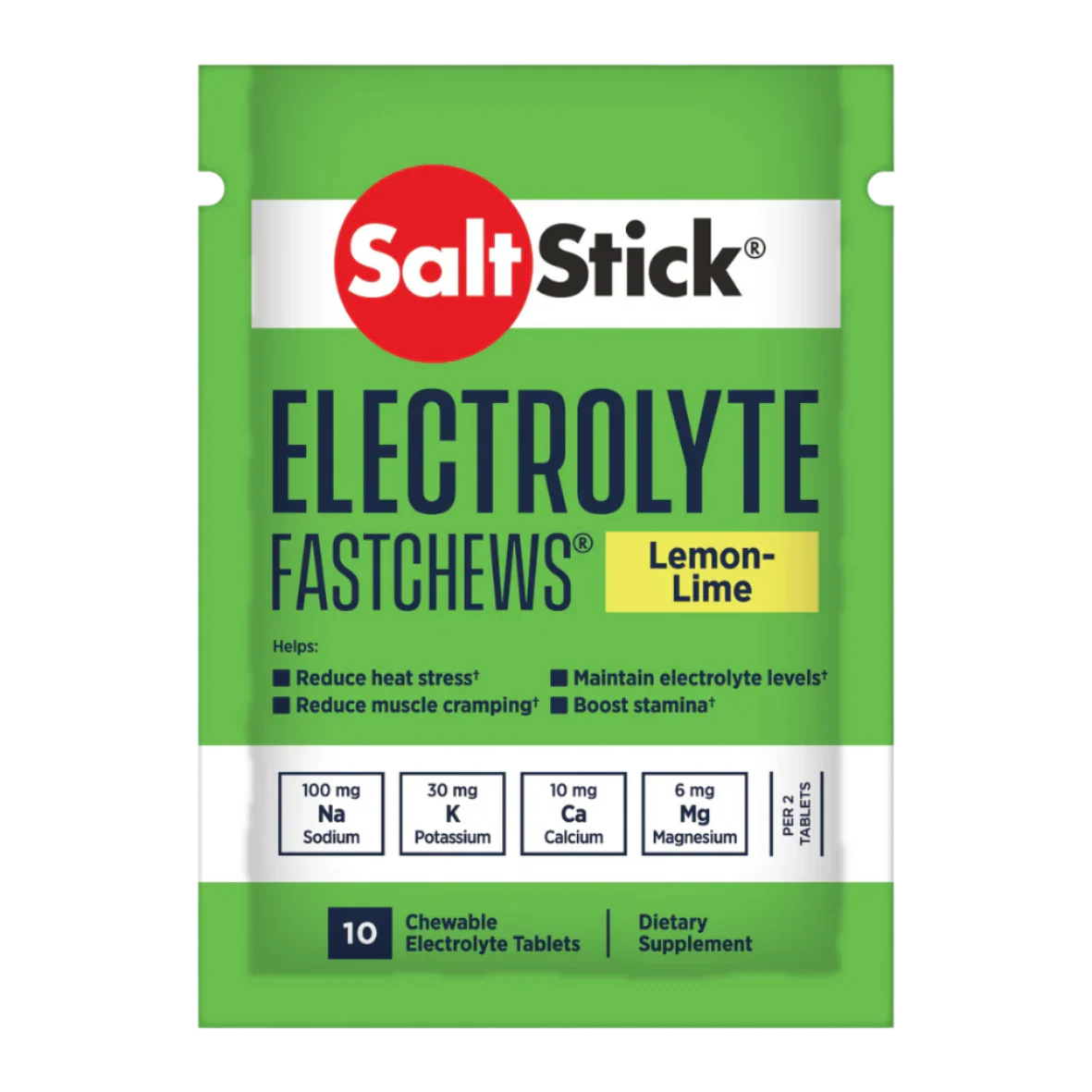 SaltStick - Electrolyte FastChews Sachet - Lemon-Lime
