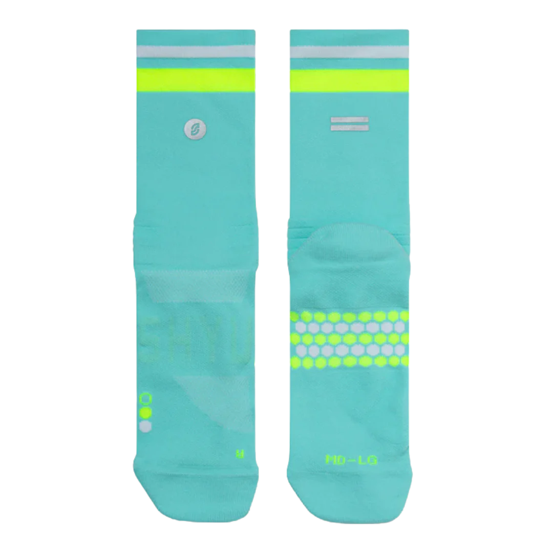 SHYU - Racing Socks - Electric/Volt/White - Image 2