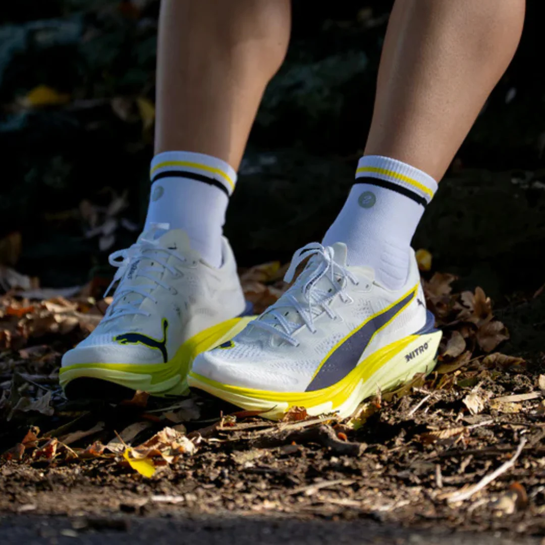 SHYU - Racing Socks - White/Black/Honey - Image 4