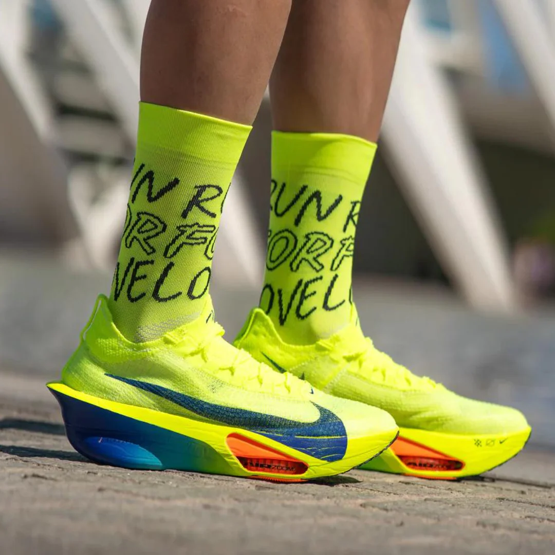 Sporcks - Running Sock - Run For Love Yellow - Image 3