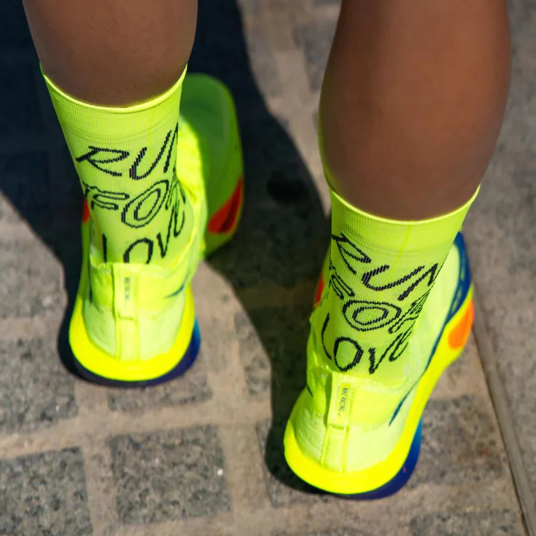 Sporcks - Running Sock - Run For Love Yellow - Image 4