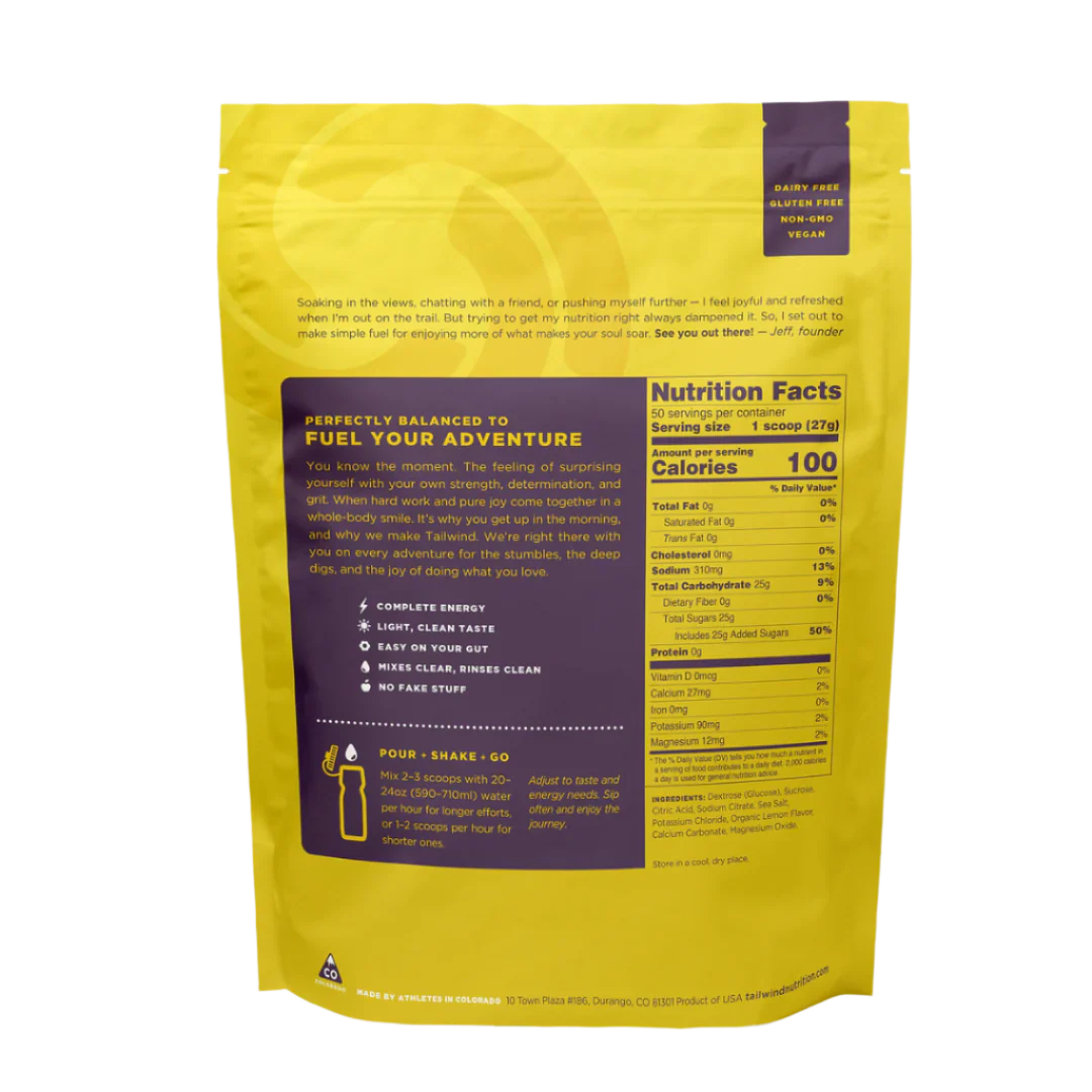 Tailwind Nutrition - Endurance Fuel Bag - Lemon - Image 3