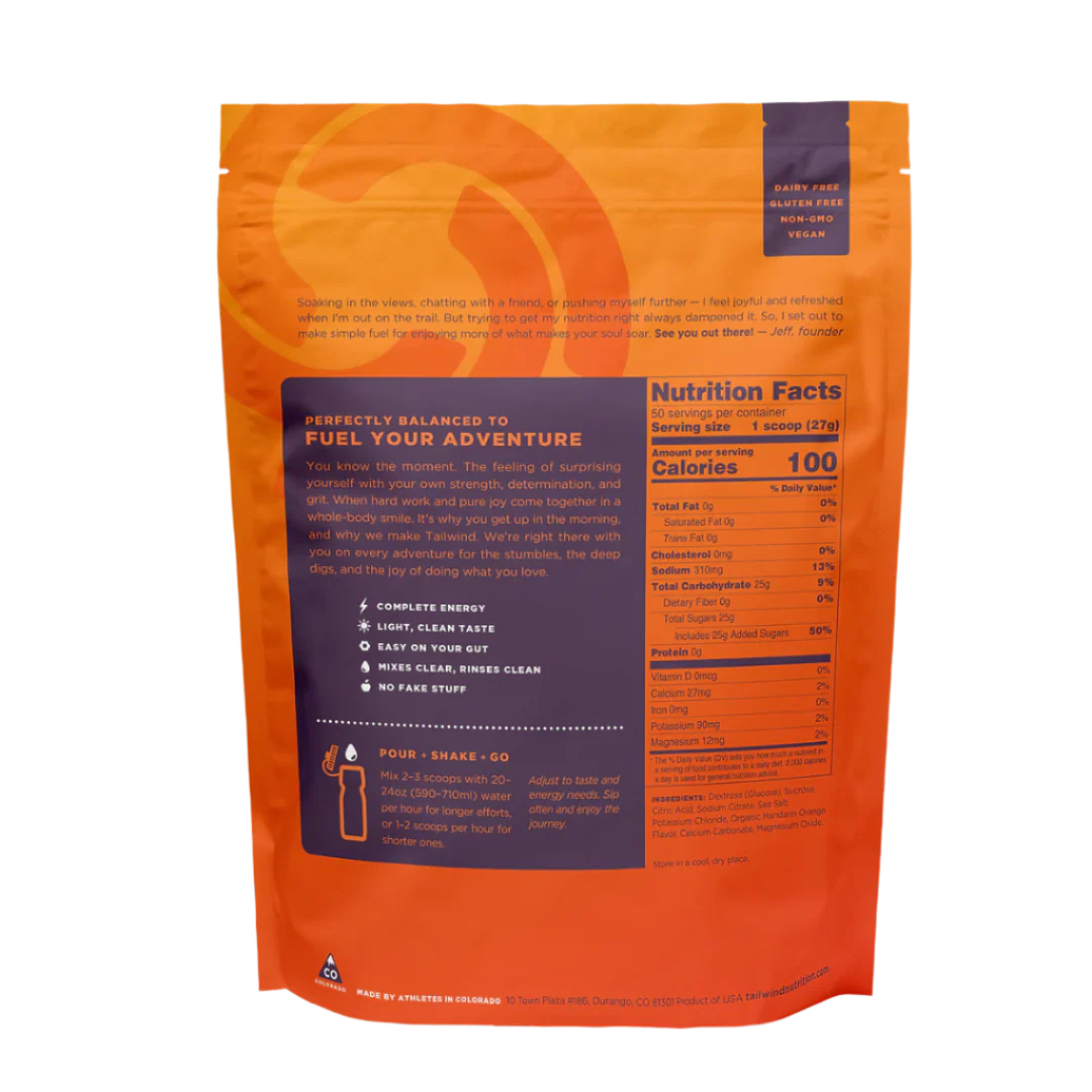 Tailwind Nutrition - Endurance Fuel Bag - Mandarin - Image 3